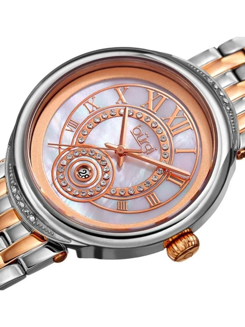 NWT Burgi Quartz Ladies Watch